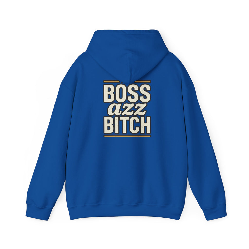 Boss Azz Bitch Hoodie | Bold Script Crown Graphic