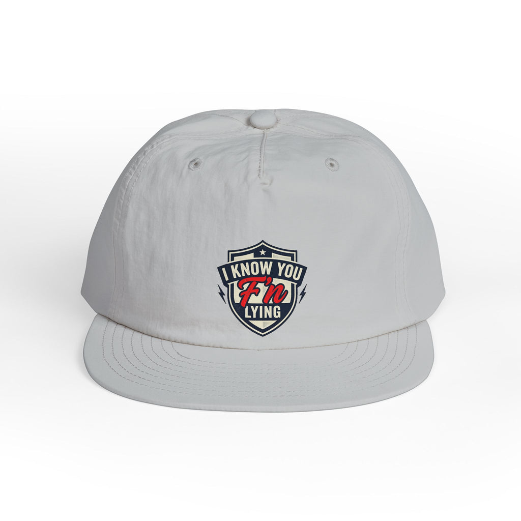 Surf Cap — 'I Know You' Retro Surf Shield Embroidered Hat